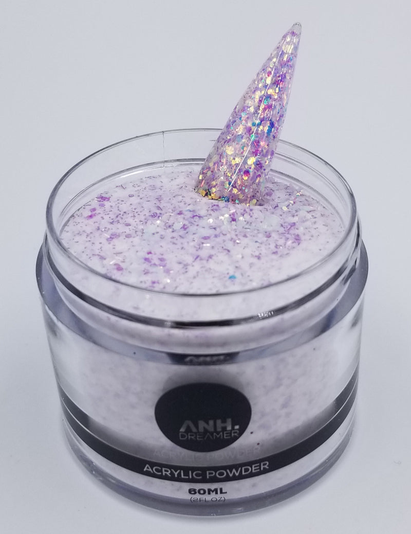 Anh Dreamer- Acrylic Glitter mix 2oz #GLR25 purple mix glitter