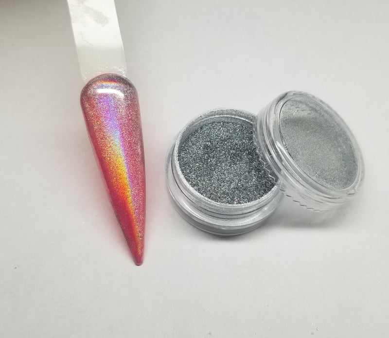 Silver Laser Holographic chrome