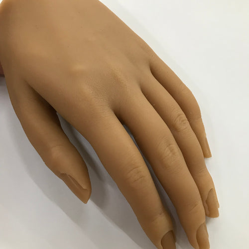 Posable full silicone practice hand