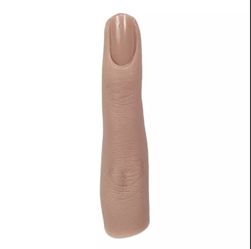 Silicone practice finger